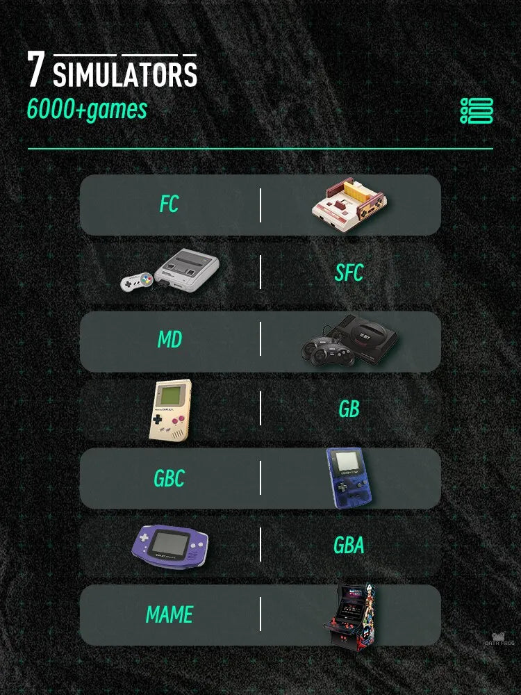 DATA FROG SF2000 Portable Handheld Game Console