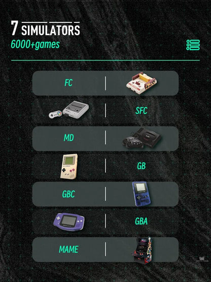 DATA FROG SF2000 Portable Handheld Game Console
