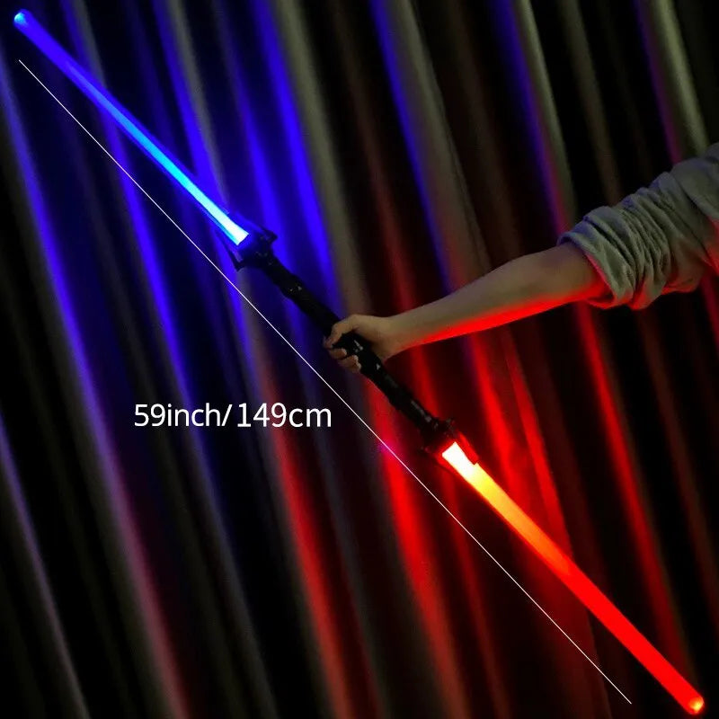 2PCS 2-in-1 Laser Toy Sword