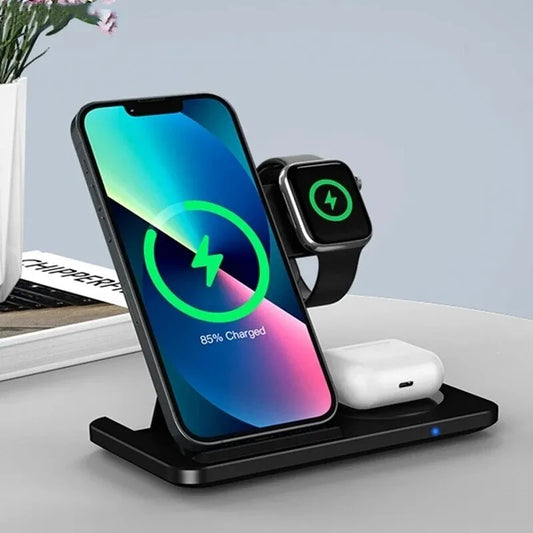3 in 1 Wireless IPhone Charger Stand