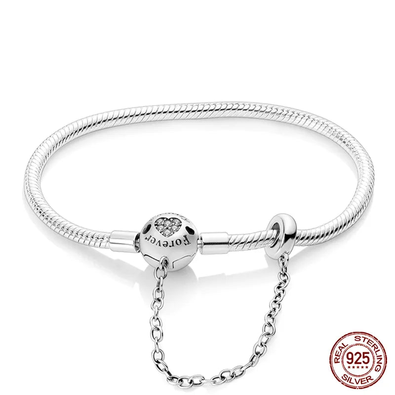 Star Moon Silver Bracelet