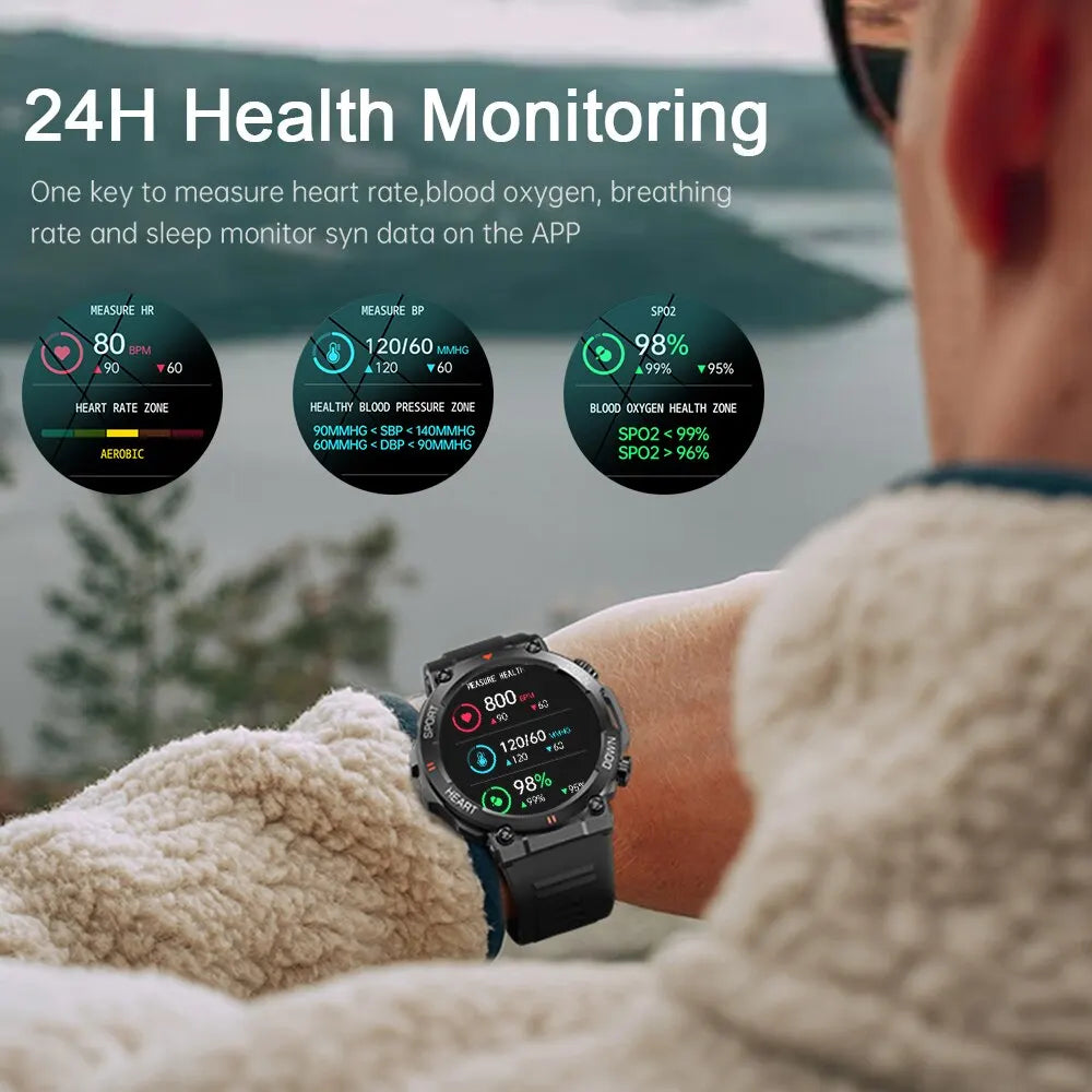 MELANDA 1.39 Inch HD Bluetooth Smart Watch