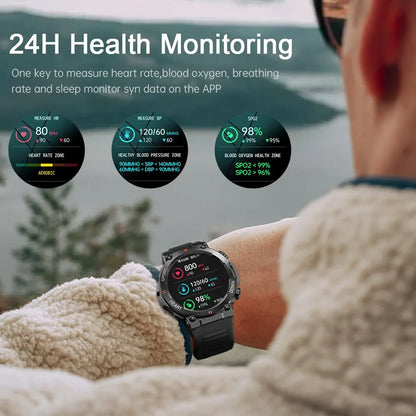 MELANDA 1.39 Inch HD Bluetooth Smart Watch
