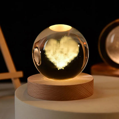 3D Crystal ball Lamp