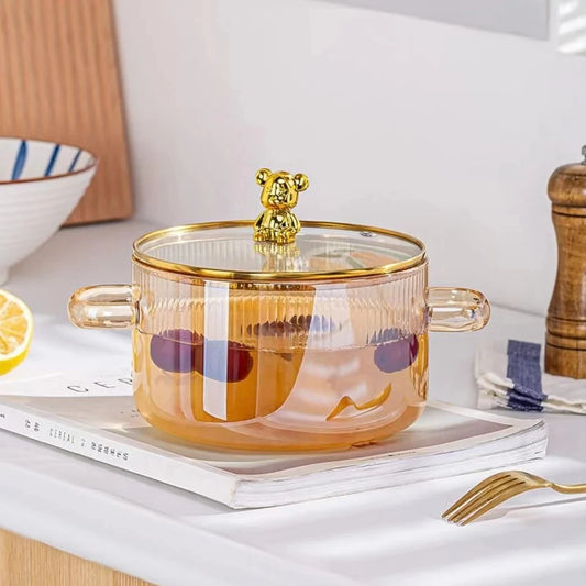 Glass Cooking Saucepan