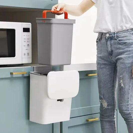 7/9L Wall Mounted Trash Can
