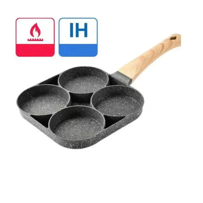 4 Hole Thickened Nonstick Egg  Cooking Pan