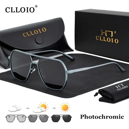 New Fashion Aluminum Photochromic Sunglasses