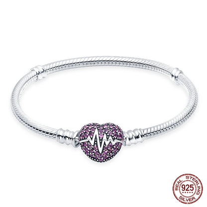 Star Moon Silver Bracelet