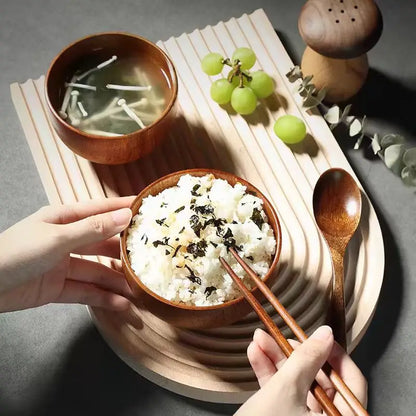 Japanese Wooden Bowls |Jujube Wood
