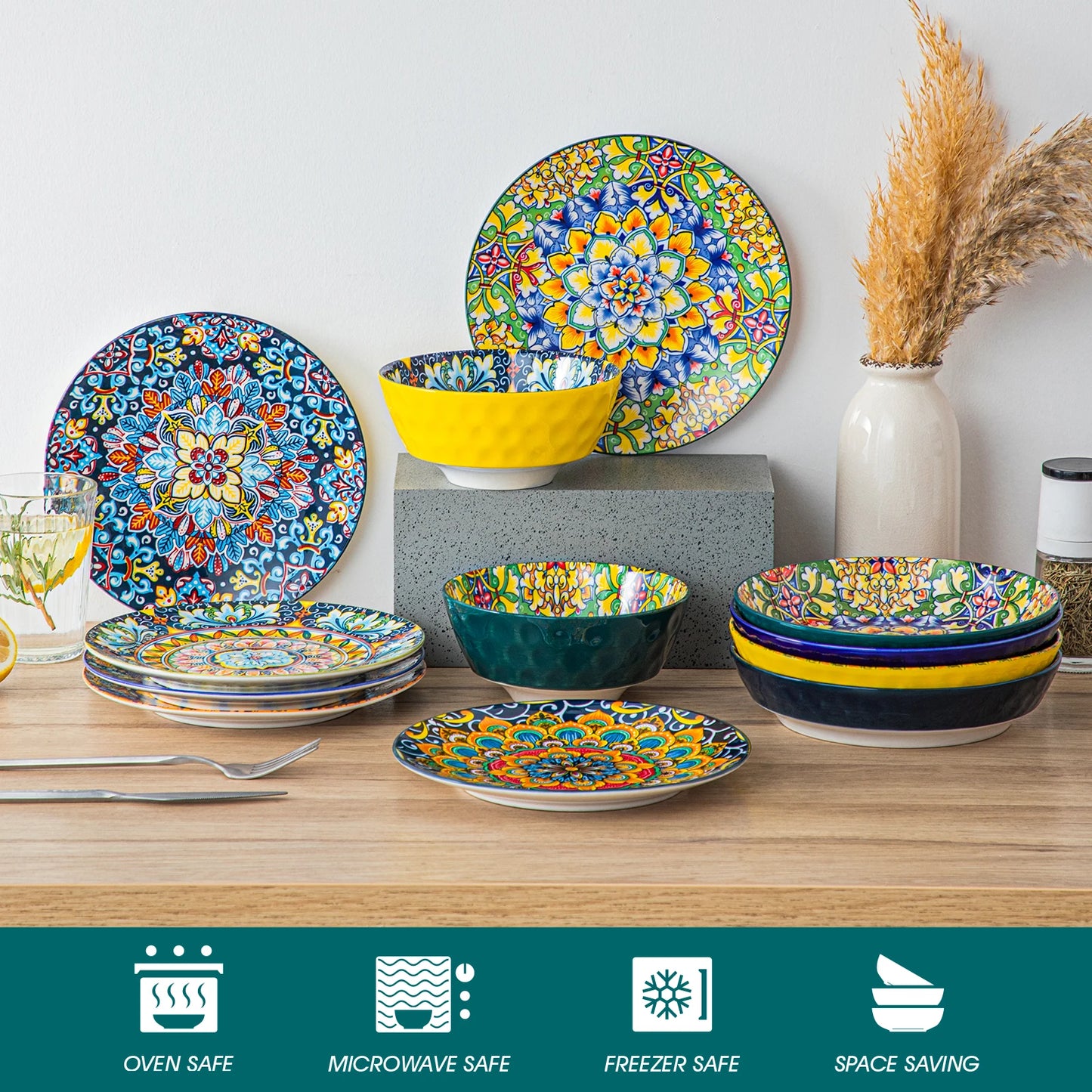 vancasso 6-24 Piece Ceramic Dinnerware Set