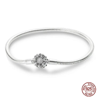 Star Moon Silver Bracelet