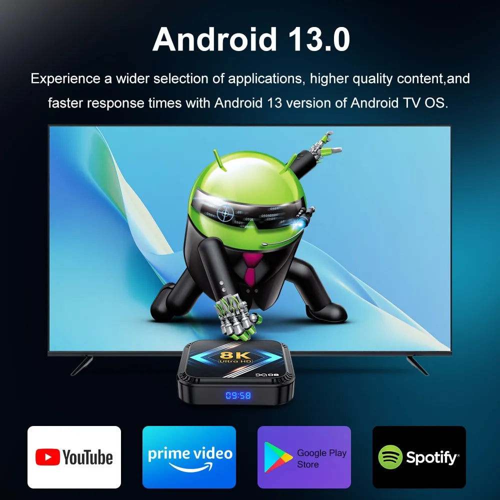 Android DQ08 RK3528 Smart TV Box