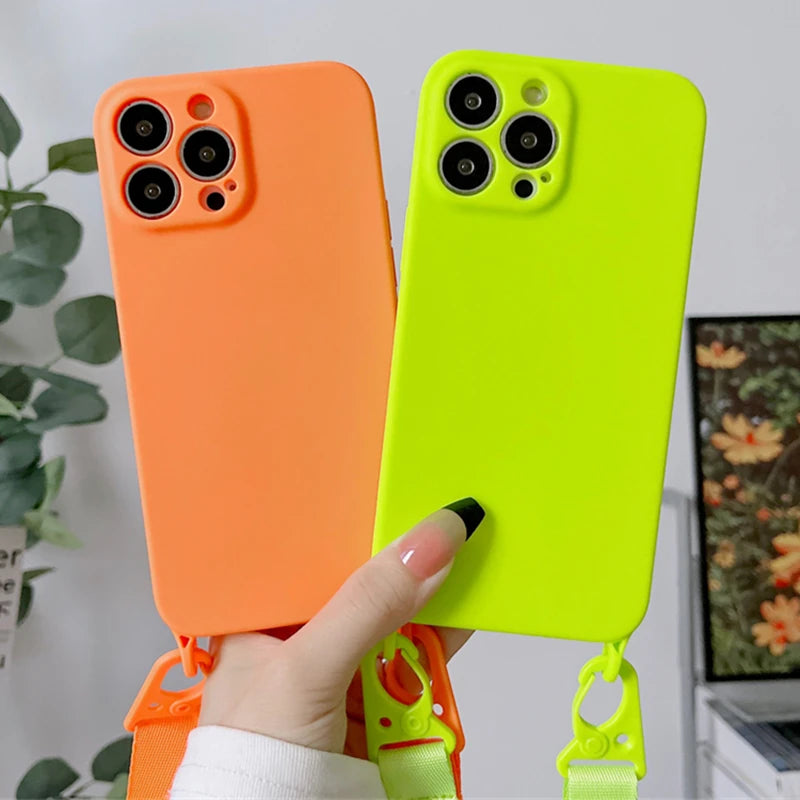 Crossbody Necklace Strap Phone Case