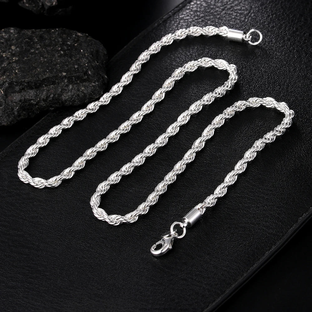 High quality silver necklace