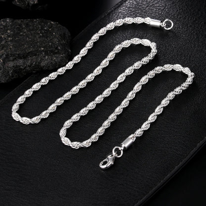 High quality silver necklace