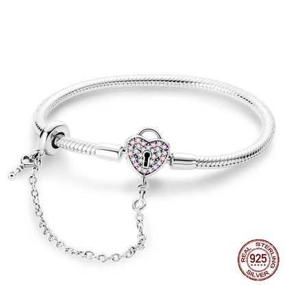 Star Moon Silver Bracelet