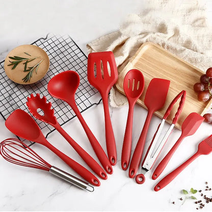 10 PCS Silicone Cookware Set