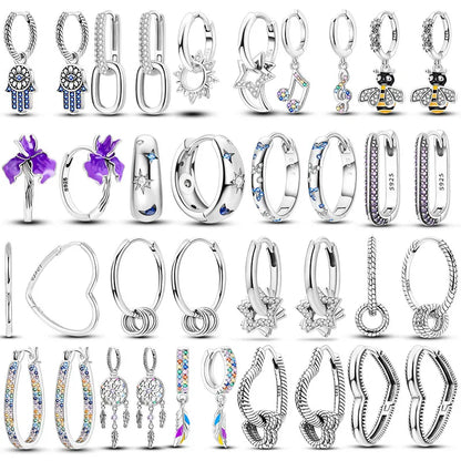 Silver Hoop Earrings