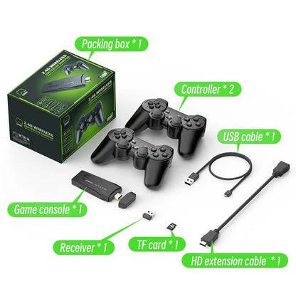 DATA FROG Retro Video Game Console 2.4G Wireless
