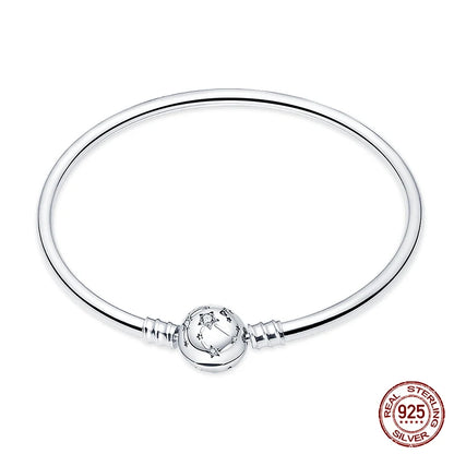 Star Moon Silver Bracelet