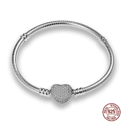 Star Moon Silver Bracelet