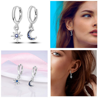 Silver Hoop Earrings