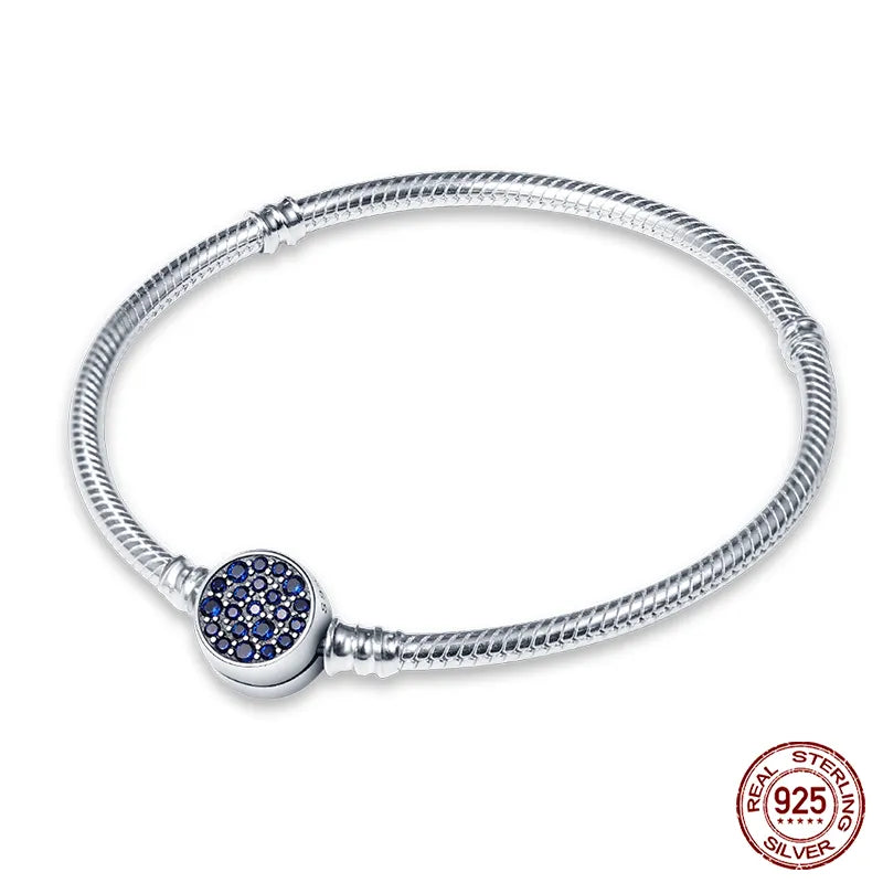 Star Moon Silver Bracelet