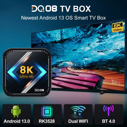 Android DQ08 RK3528 Smart TV Box