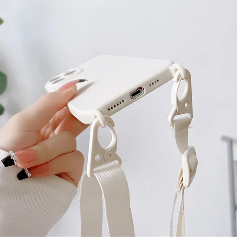 Crossbody Necklace Strap Phone Case