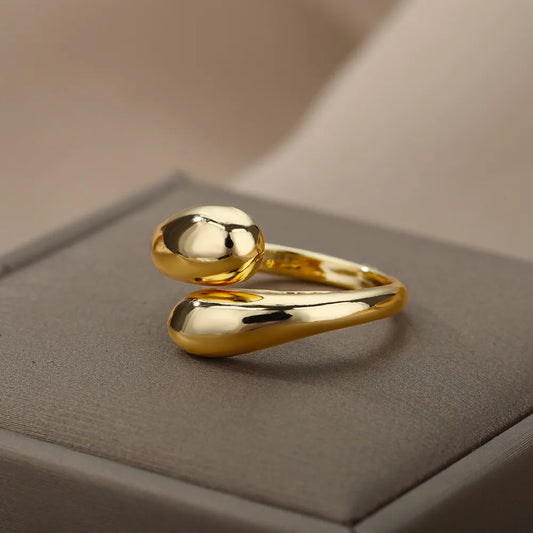 Stainless Steel Smooth Double Ball Rings