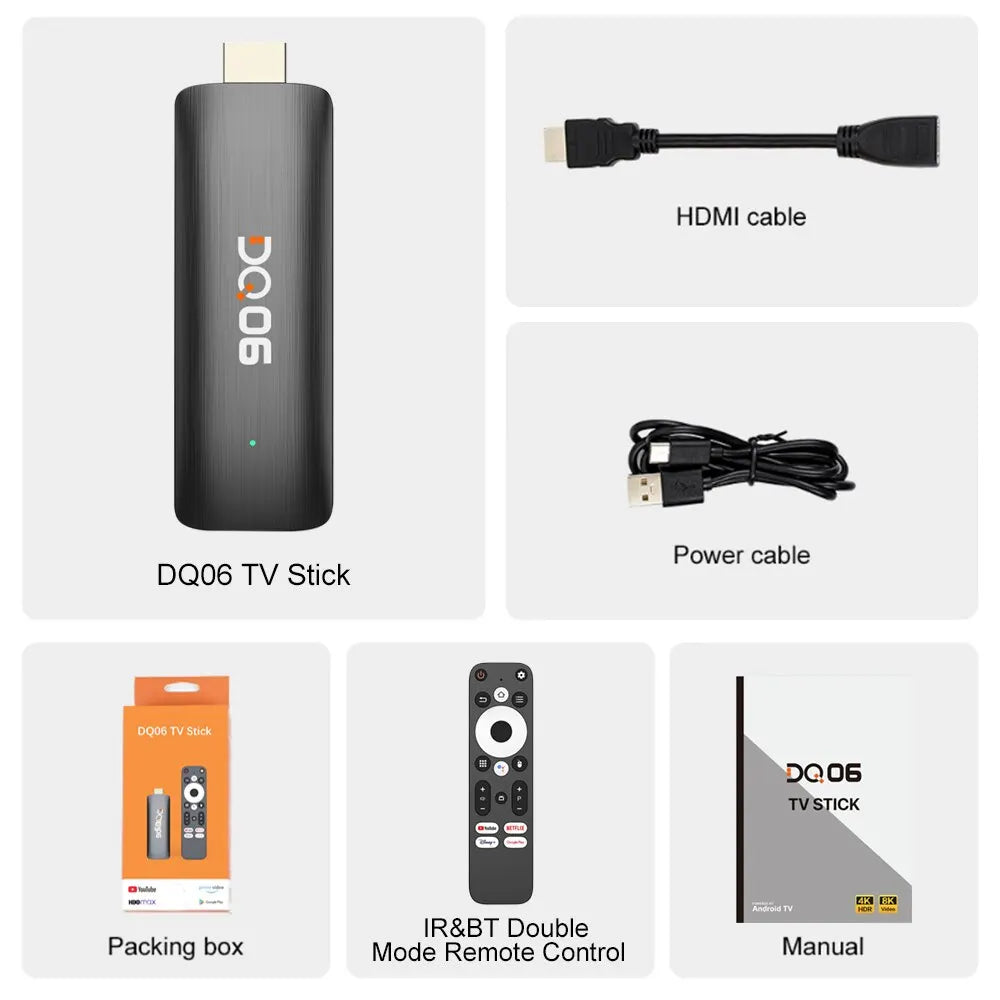 DQ06 ATV Mini TV Stick Android12