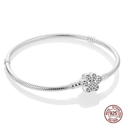 Star Moon Silver Bracelet