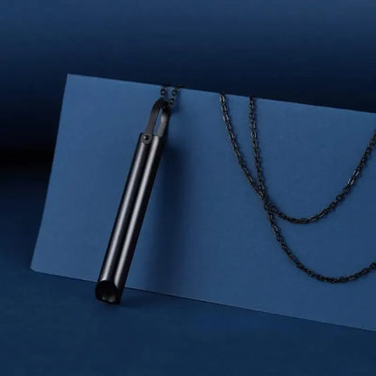 Stainless Steel Anxiety Breathing Necklace