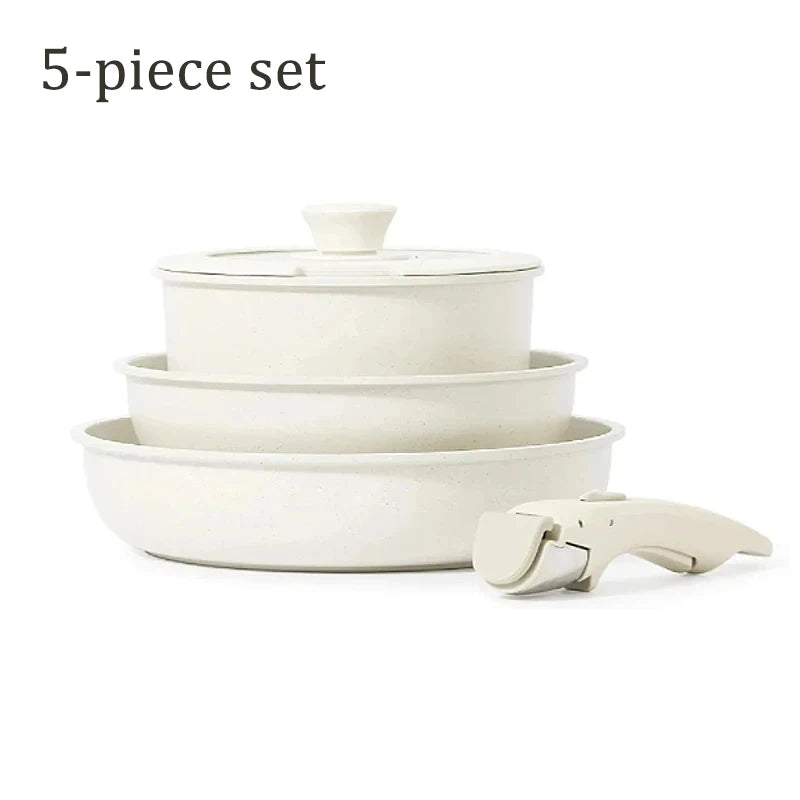 DONNOR Kitchen Pots and Pans Set | Safe Nonstick Kitchen Cookware