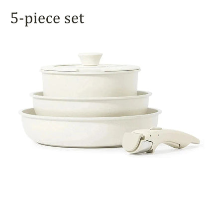 DONNOR Kitchen Pots and Pans Set | Safe Nonstick Kitchen Cookware