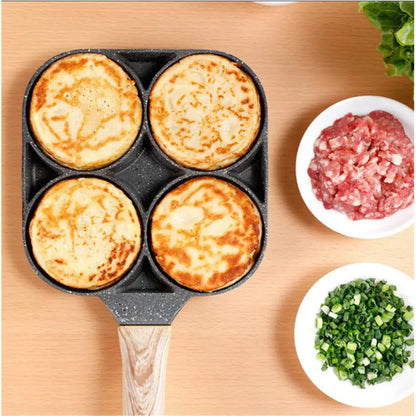 4 Hole Thickened Nonstick Egg  Cooking Pan