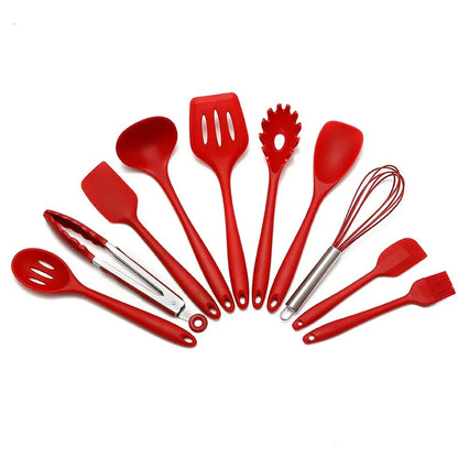 10 PCS Silicone Cookware Set