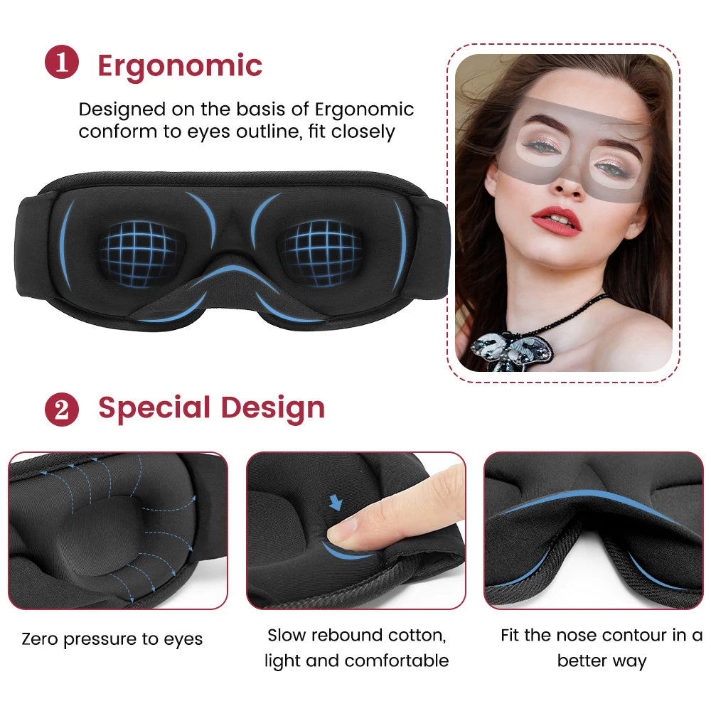 3D Sleeping Block Out Mask