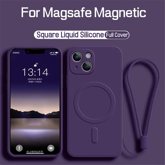 Magnetic Wireless  Case For iPhone