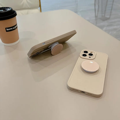 Retro Solid Color Matte Case For iPhone