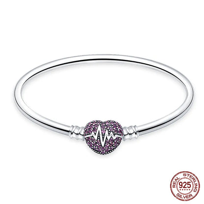 Star Moon Silver Bracelet
