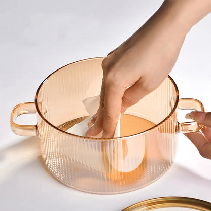 Glass Cooking Saucepan