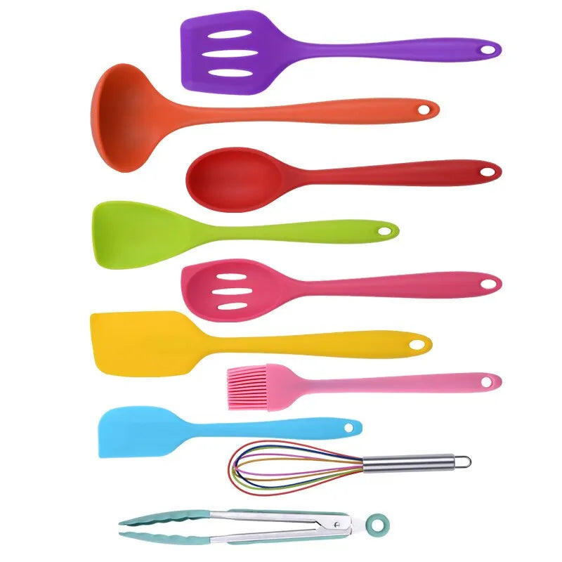 10 PCS Silicone Cookware Set