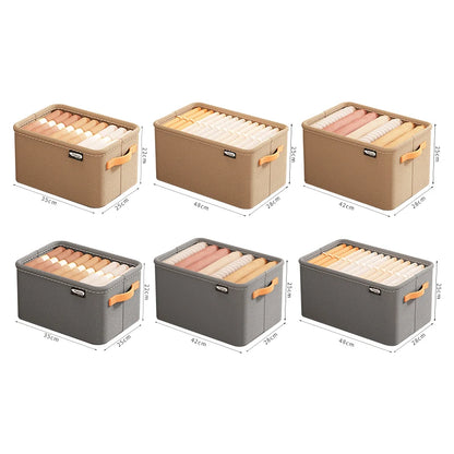 1/2/3PCS Collapsible Clothing Organizer
