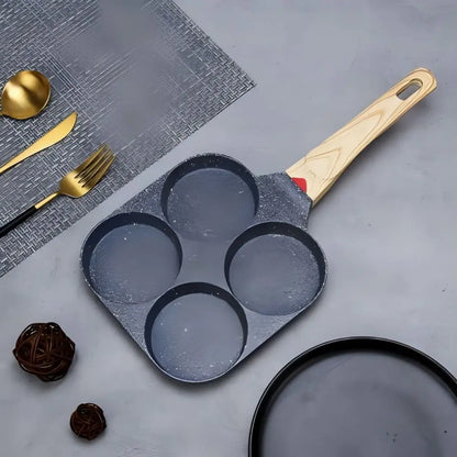 4 Hole Thickened Nonstick Egg  Cooking Pan