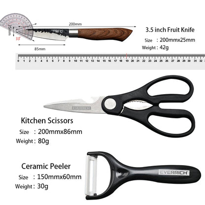 Stainless Steel Kitchen Knives Set