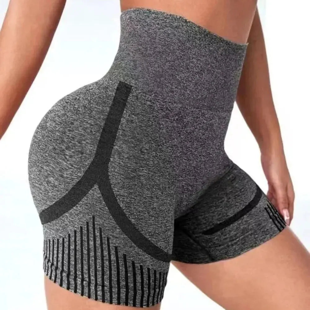 Women Yoga High Waist Shorts