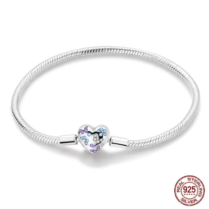 Star Moon Silver Bracelet