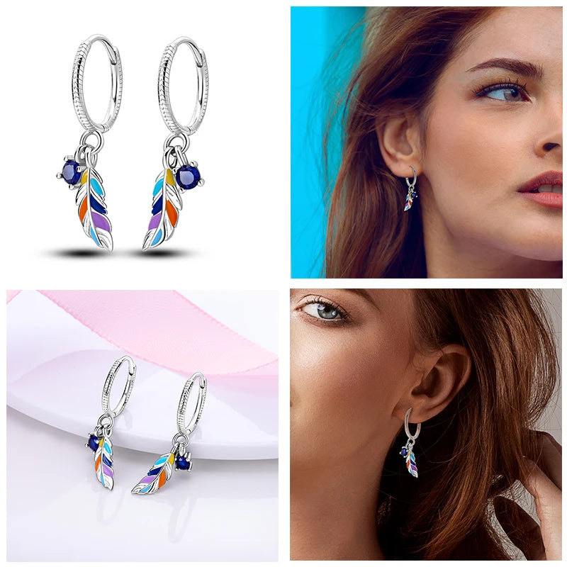 Silver Hoop Earrings